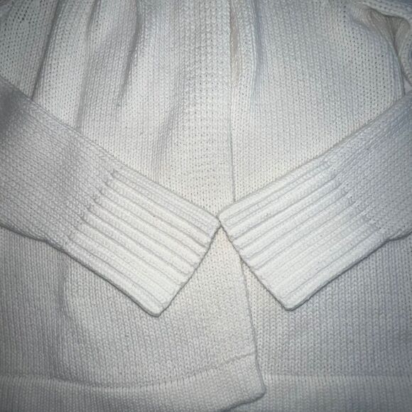 Old Navy Sweater Womens Medium Wrap Ponch Long Sleeve Cottagecore High Neck Cape - Picture 7 of 13